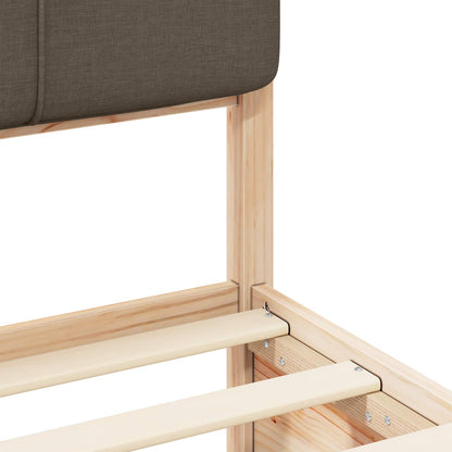 Letto con Testiera Rivestita Talpa 75 x 190 cm Pino massello | homemem39