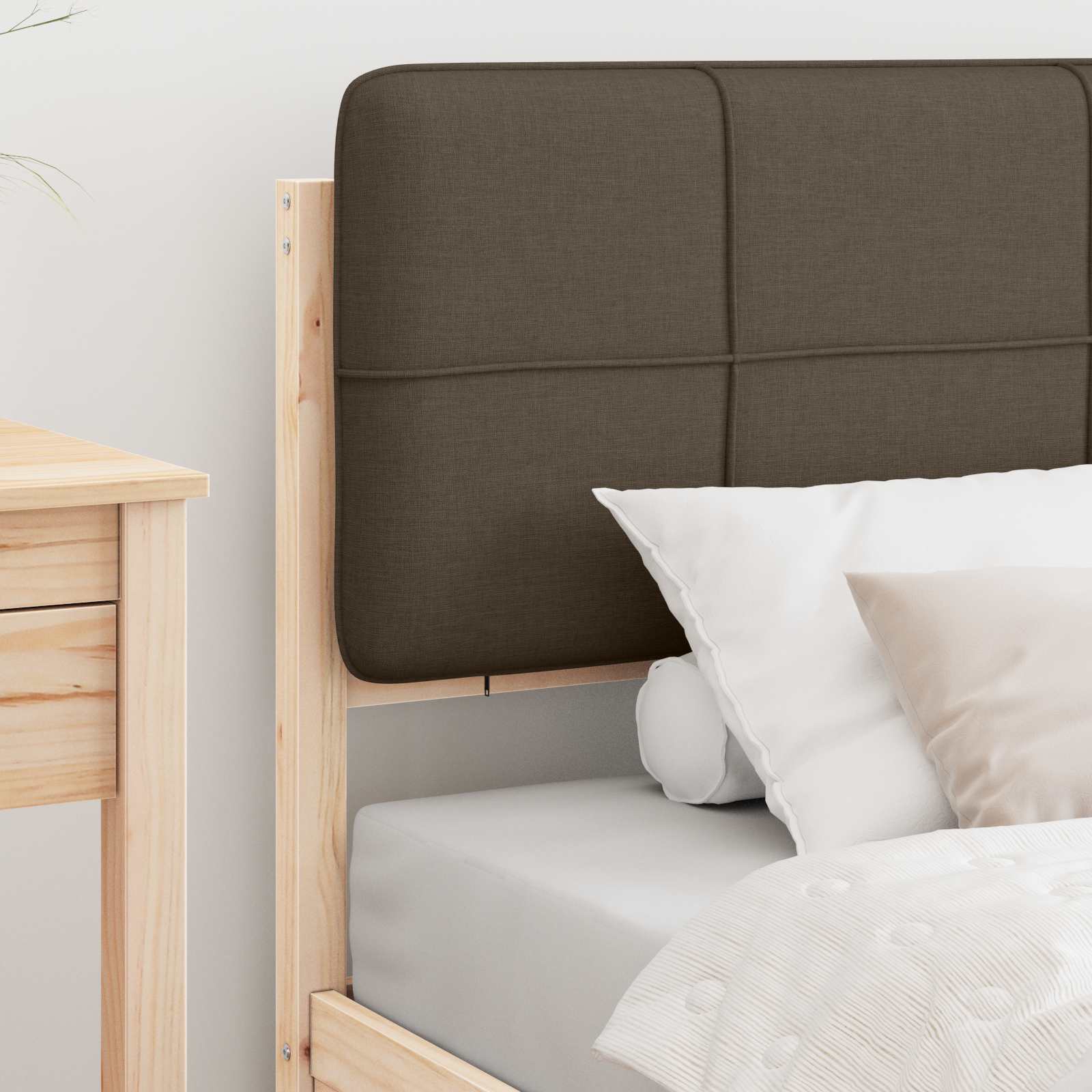 Letto con Testiera Rivestita Talpa 75 x 190 cm Pino massello | homemem39