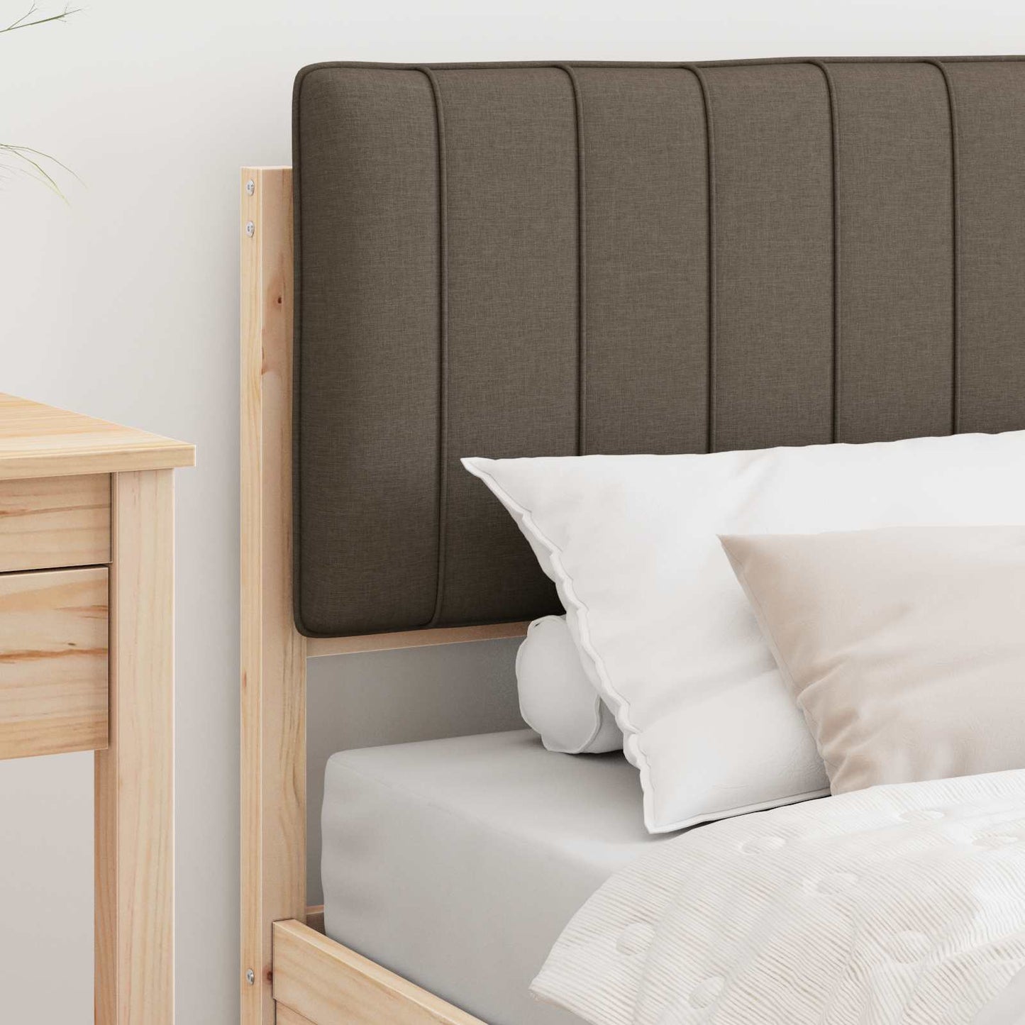 Letto con Testiera Rivestita Talpa 90 x 200 cm Pino massello | homemem39