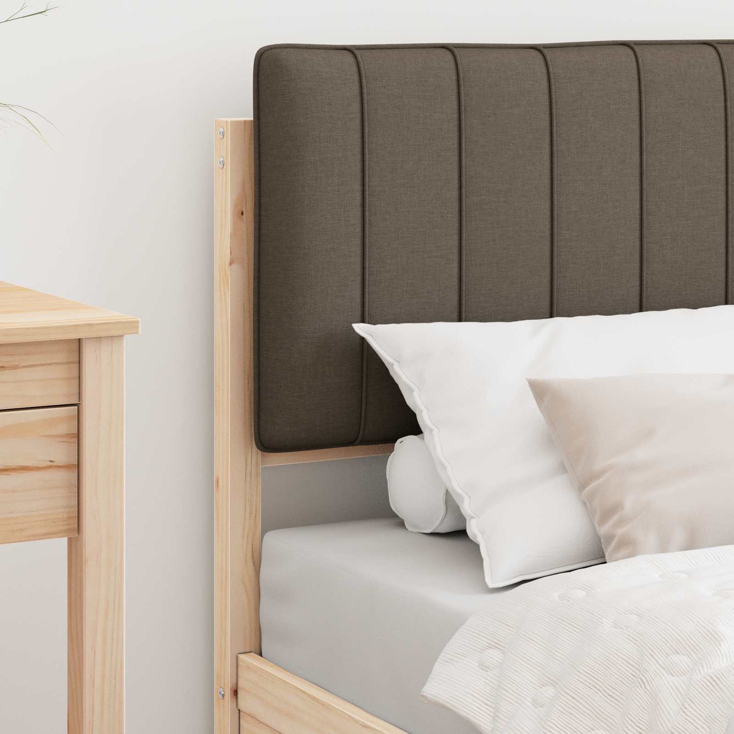 Letto con Testiera Rivestita Talpa 75 x 190 cm Pino massello | homemem39