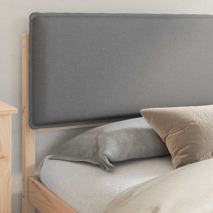 Letto con Testiera Rivestita Grigio chiaro 180 x 200 cm | homemem39