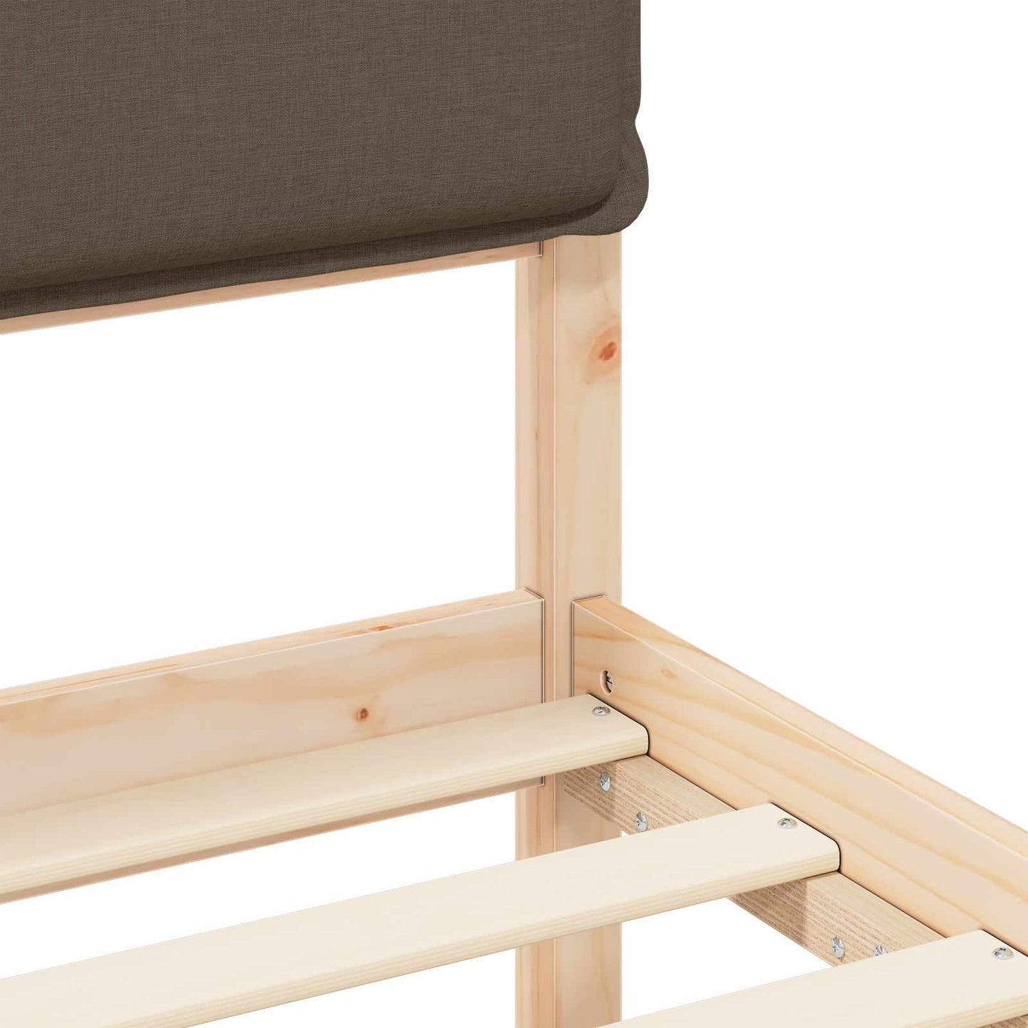 Letto con Testiera Rivestita Talpa 90 x 200 cm Pino massello