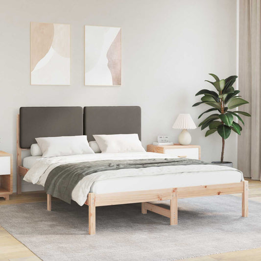 Letto con Testiera Rivestita Talpa 150 x 200 cm Pino massello | homemem39