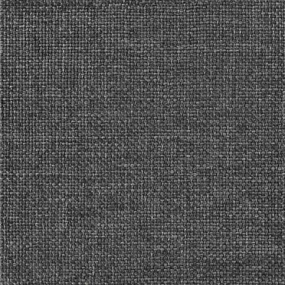 Letto con Testiera Rivestita Grigio scuro 90 x 200 cm