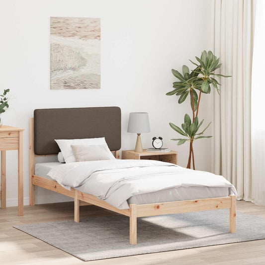 Letto con Testiera Rivestita Talpa 90 x 200 cm Pino massello | homemem39