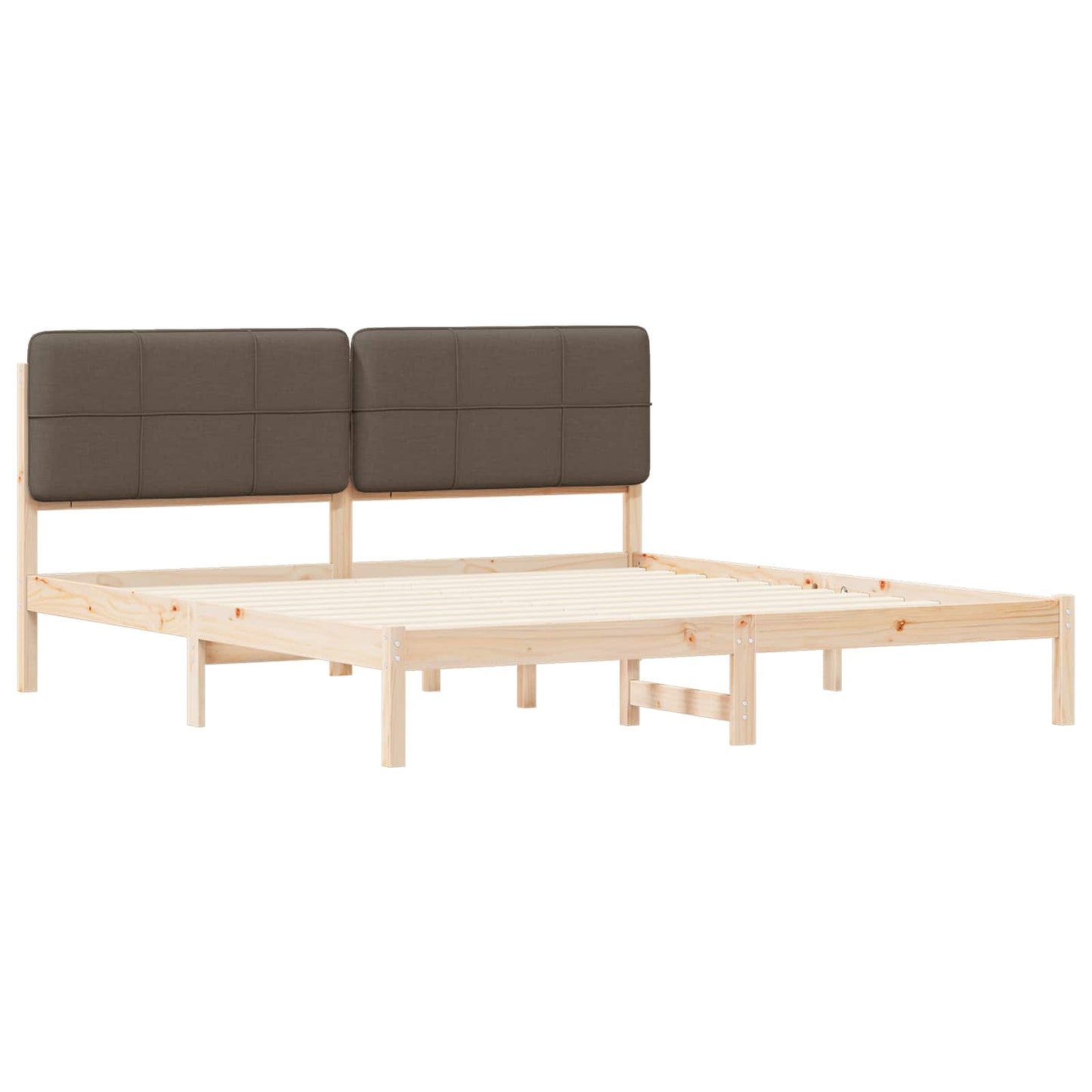 Letto con Testiera Rivestita Talpa 180 x 200 cm Pino massello | homemem39