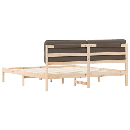Letto con Testiera Rivestita Talpa 180 x 200 cm Pino massello | homemem39