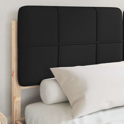 Letto con Testiera Rivestita Nero 160 x 200 cm Pino massello | homemem39