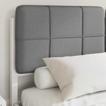 Letto con Testiera Rivestita Grigio chiaro 160 x 200 cm | homemem39