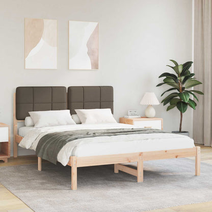Letto con Testiera Rivestita Talpa 150 x 200 cm Pino massello | homemem39