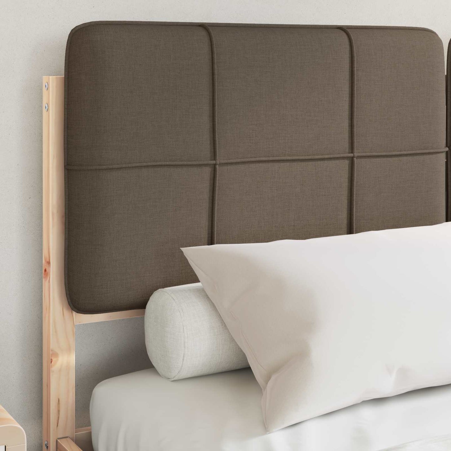 Letto con Testiera Rivestita Talpa 140 x 200 cm Pino massello | homemem39
