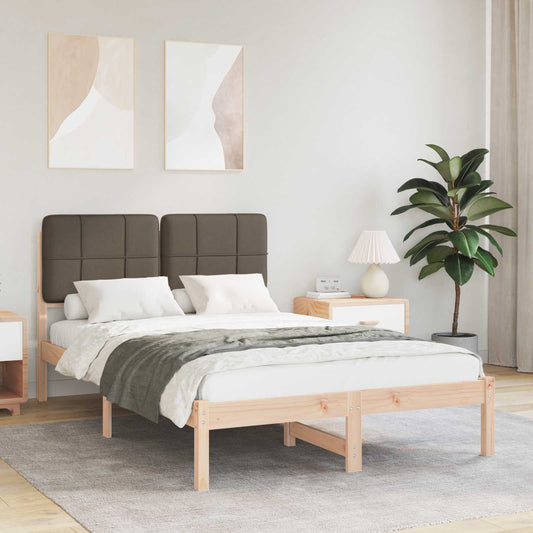 Letto con Testiera Rivestita Talpa 120 x 200 cm Pino massello | homemem39