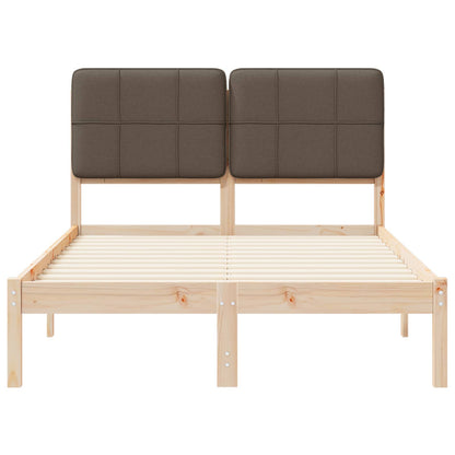 Letto con Testiera Rivestita Talpa 120 x 190 cm Pino massello | homemem39
