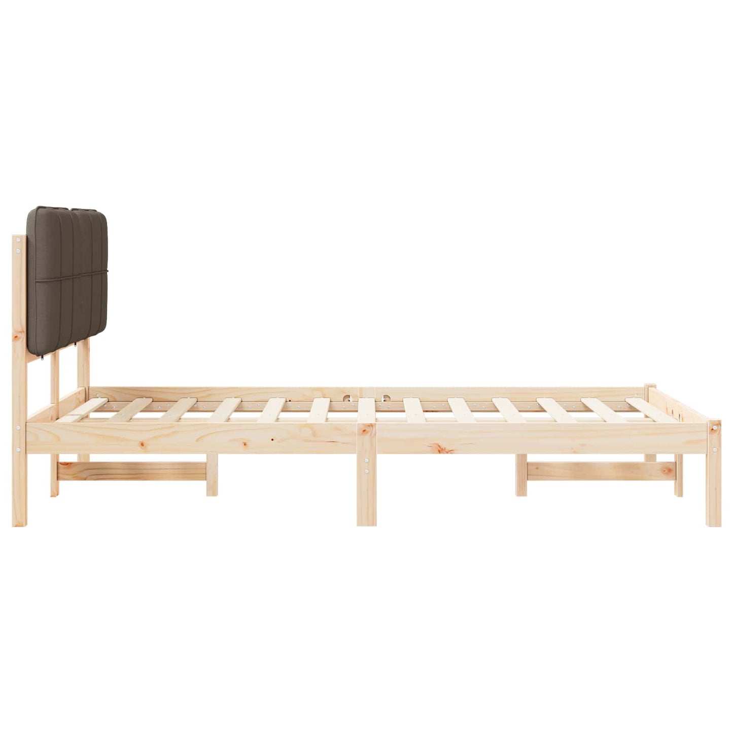 Letto con Testiera Rivestita Talpa 120 x 190 cm Pino massello | homemem39