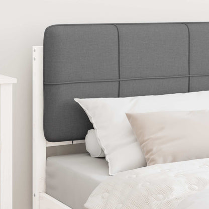 Letto con Testiera Rivestita Grigio chiaro 90 x 200 cm | homemem39