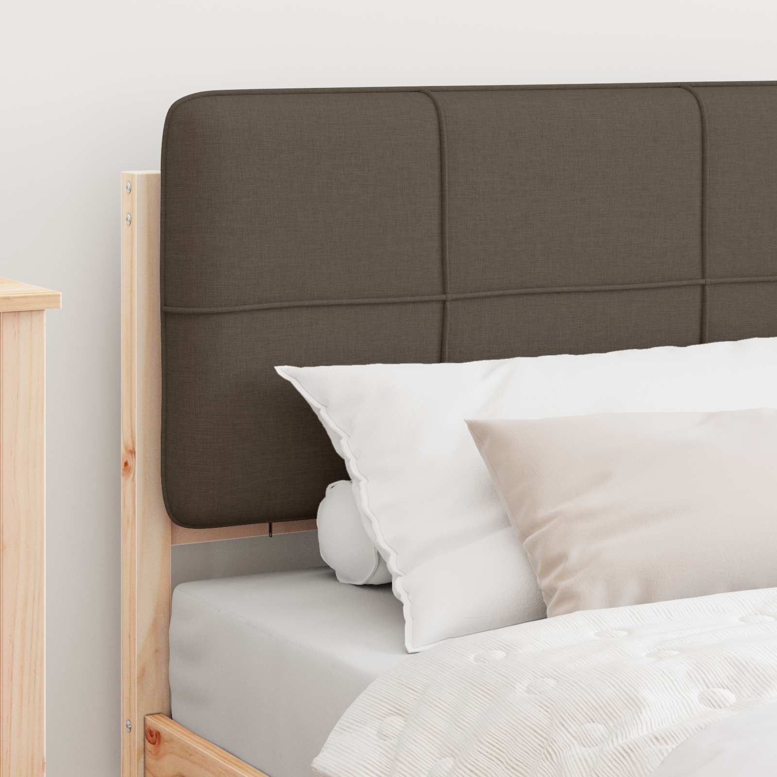 Letto con Testiera Rivestita Talpa 80 x 200 cm Pino massello | homemem39