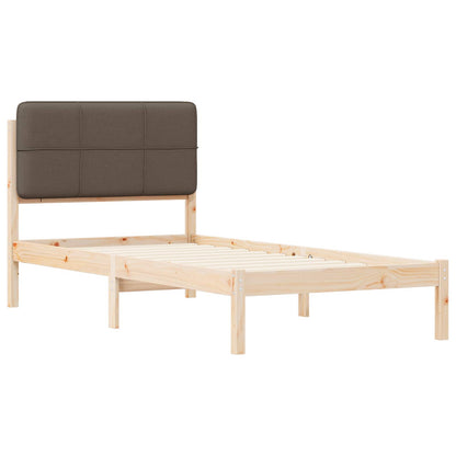 Letto con Testiera Rivestita Talpa 80 x 200 cm Pino massello | homemem39