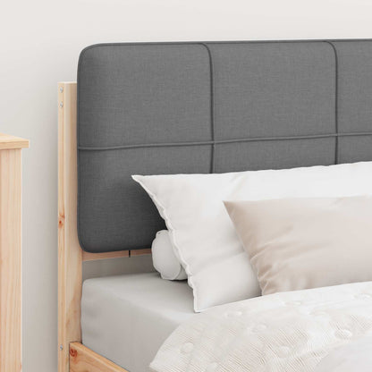 Letto con Testiera Rivestita Grigio chiaro 75 x 190 cm | homemem39