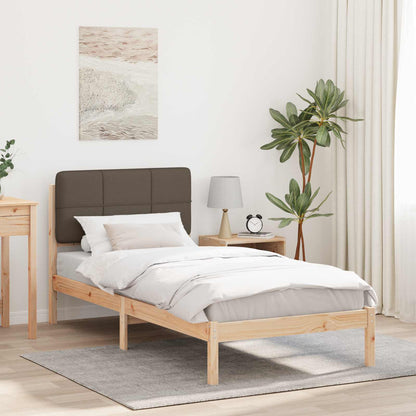 Letto con Testiera Rivestita Talpa 75 x 190 cm Pino massello | homemem39