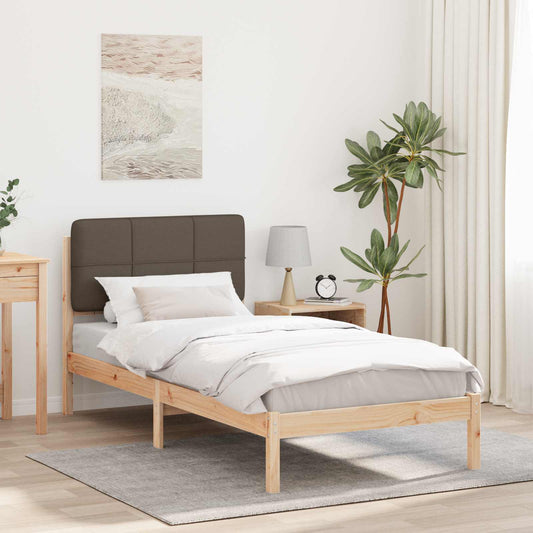 Letto con Testiera Rivestita Talpa 75 x 190 cm Pino massello | homemem39