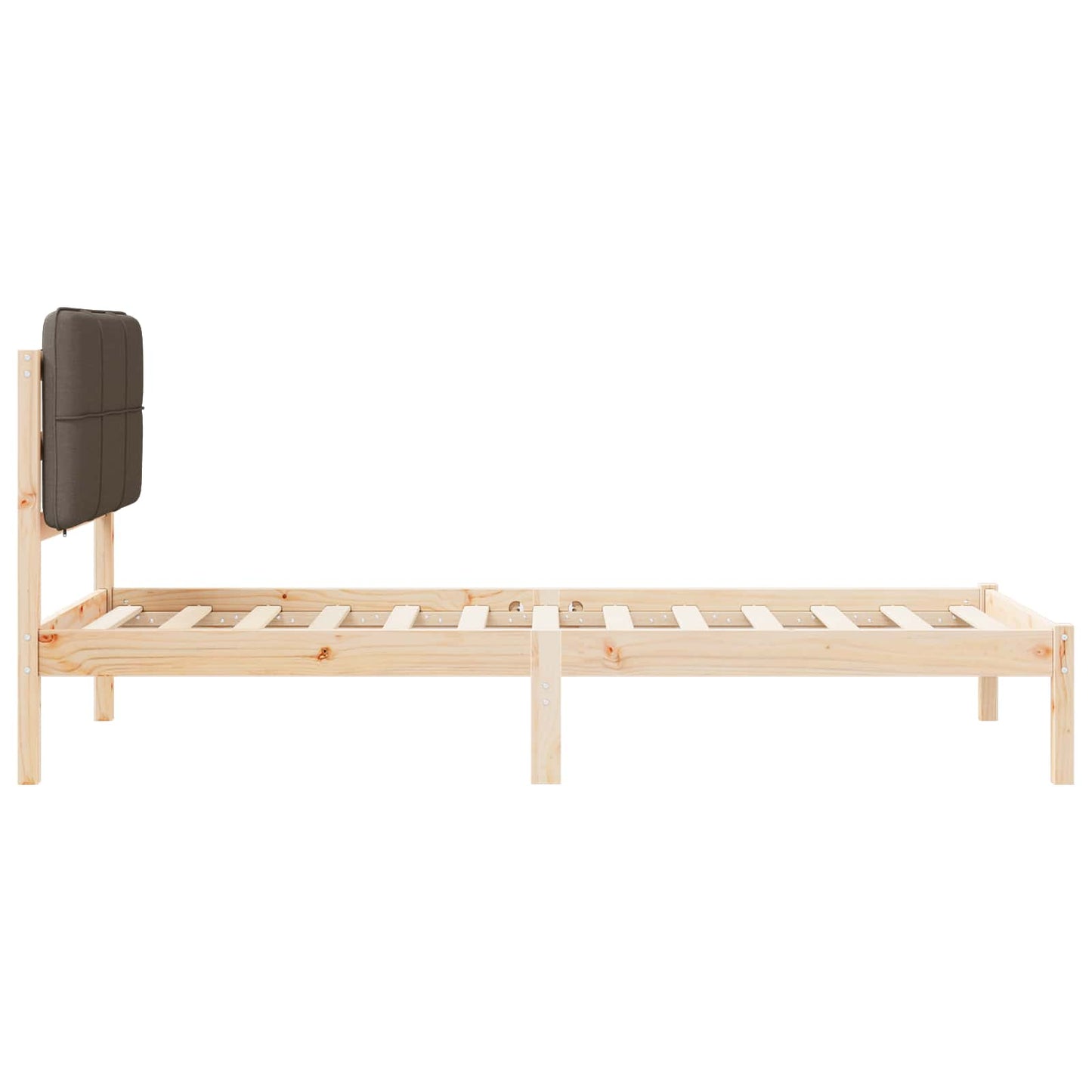 Letto con Testiera Rivestita Talpa 75 x 190 cm Pino massello | homemem39