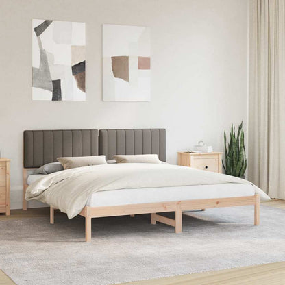 Letto con Testiera Rivestita Talpa 180 x 200 cm Pino massello