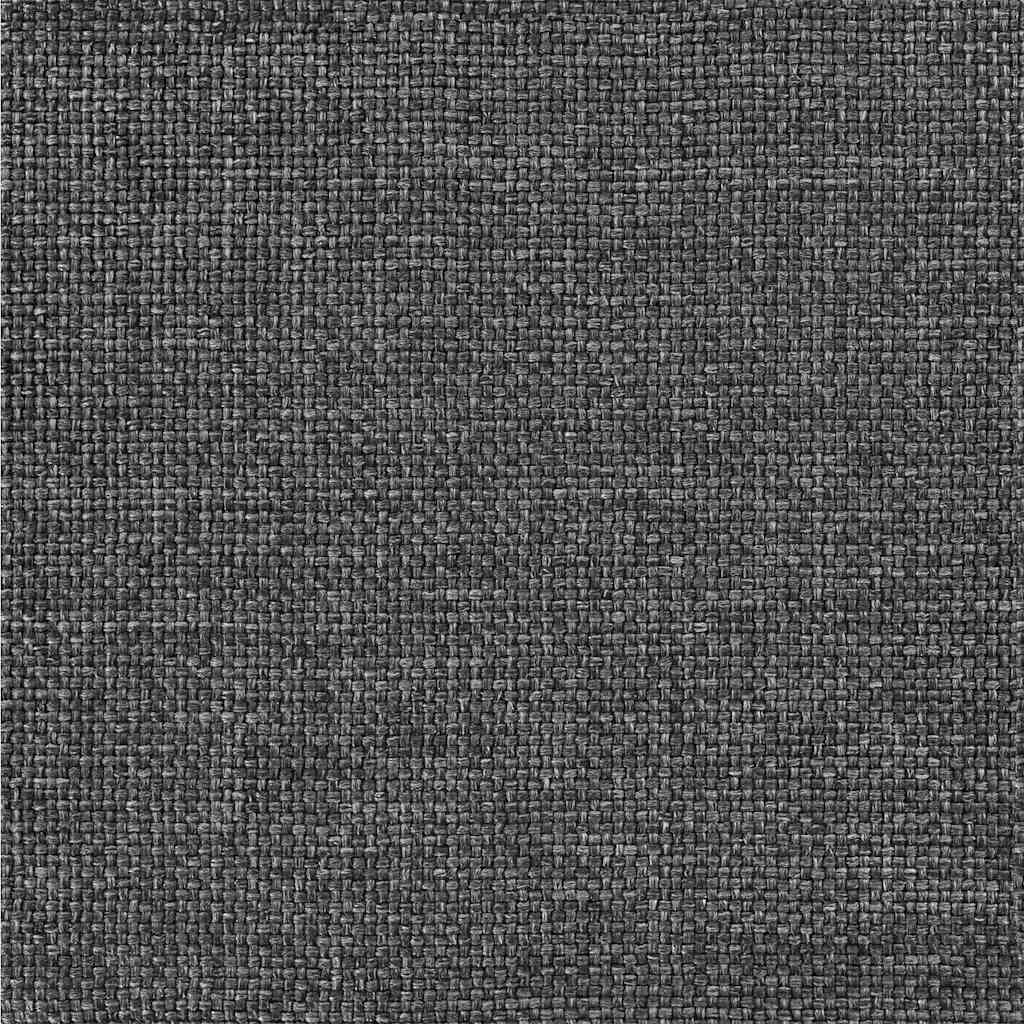 Letto con Testiera Rivestita Grigio scuro 135 x 190 cm