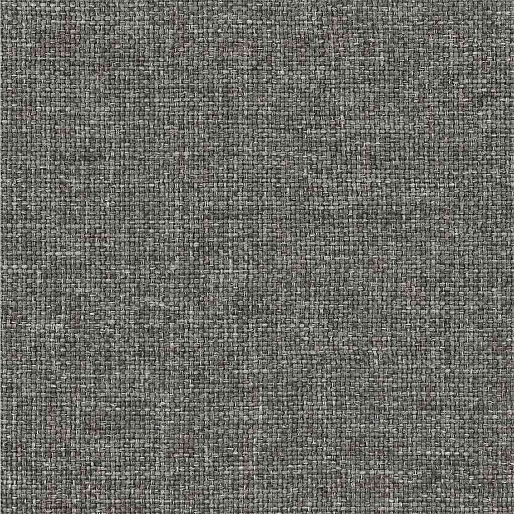 Letto con Testiera Rivestita Grigio chiaro 135 x 190 cm