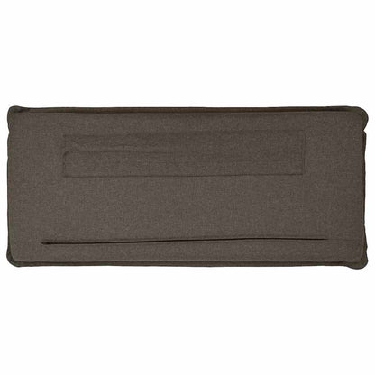 Testiera imbottita Grigio Naturale e Chiaro 75 cm Pino massello