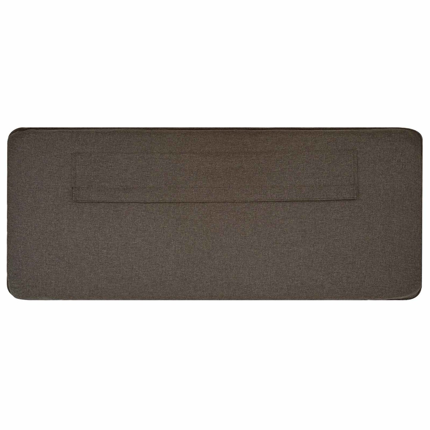 Testiera imbottita Marrone e taupe 180 cm Pino massello