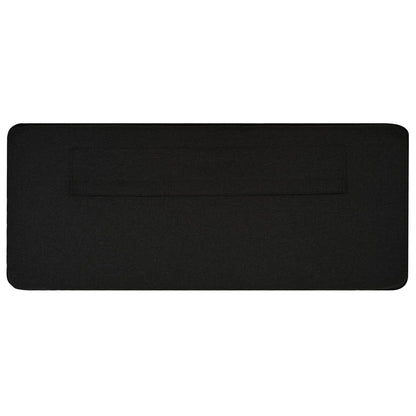 Testiera imbottita Marrone e Nero 90 cm Pino massello