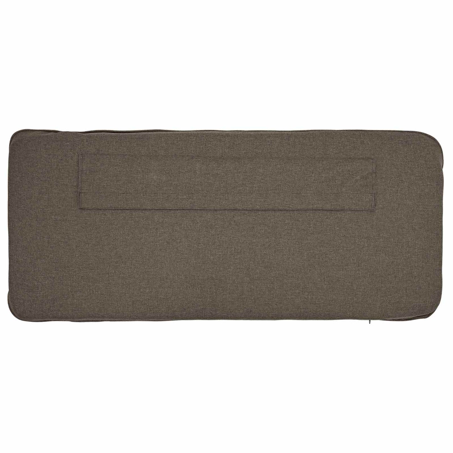 Testiera imbottita Marrone e taupe 150 cm Pino massello