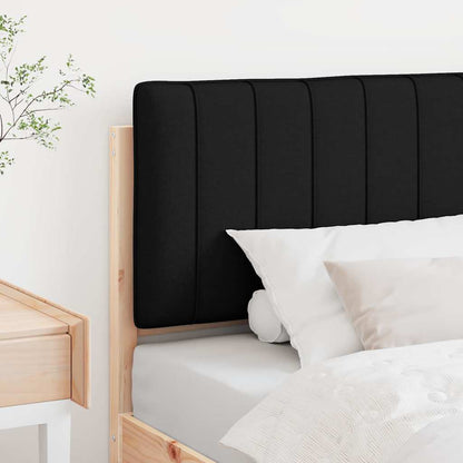 Testiera imbottita Marrone e Nero 80 cm Pino massello - homemem39