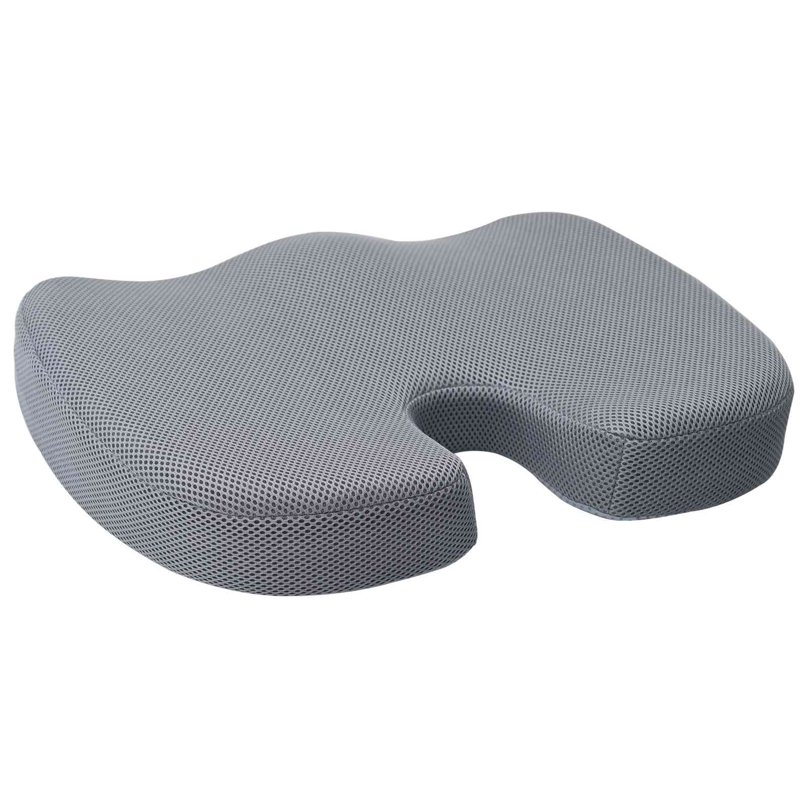 Cuscino per la seduta Grigio 47 x 37 x 8 cm Schiuma Memory | homemem39