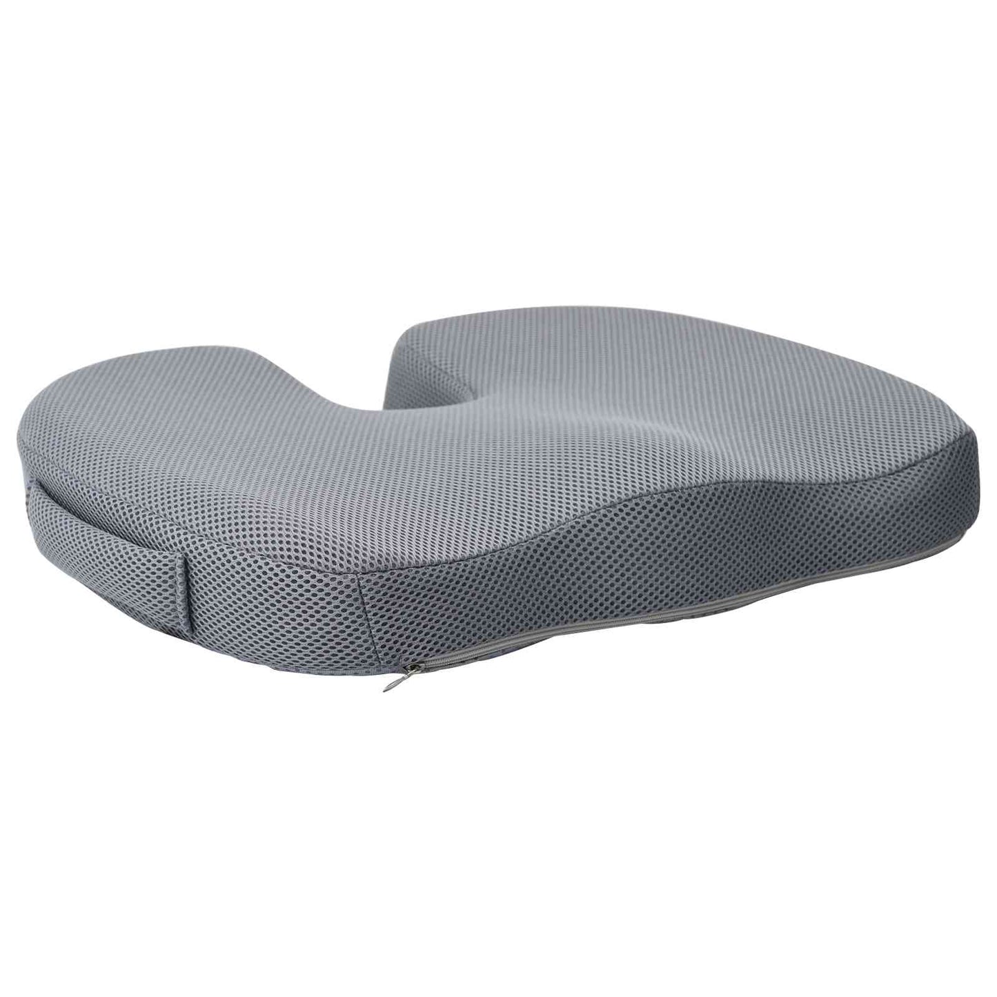 Cuscino per la seduta Grigio 47 x 37 x 8 cm Schiuma Memory