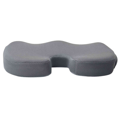 Cuscino per la seduta Grigio 47 x 37 x 8 cm Schiuma Memory | homemem39