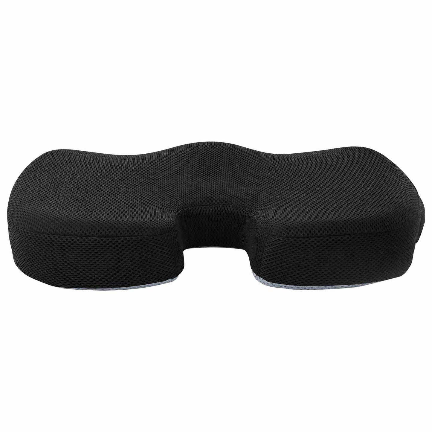 Cuscino per la seduta Nero 47 x 36,5 x 8 cm Schiuma Memory | homemem39