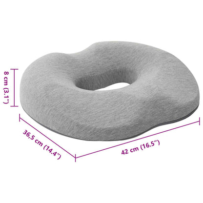 Cuscino per la seduta Grigio chiaro 42 x 36,5 x 8 cm | homemem39