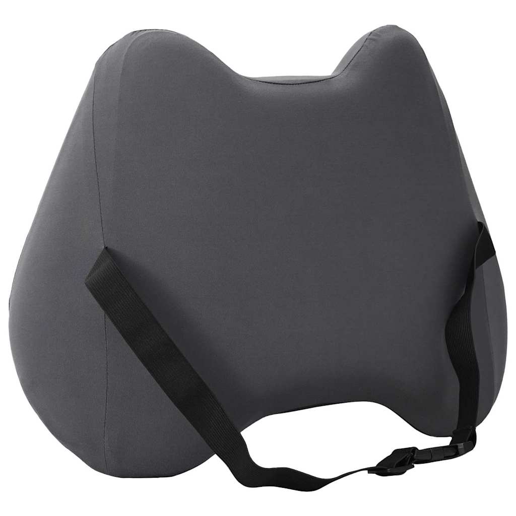 Cuscino lombare Grigio Schiuma Memory 40 x 32 x 14 cm | homemem39