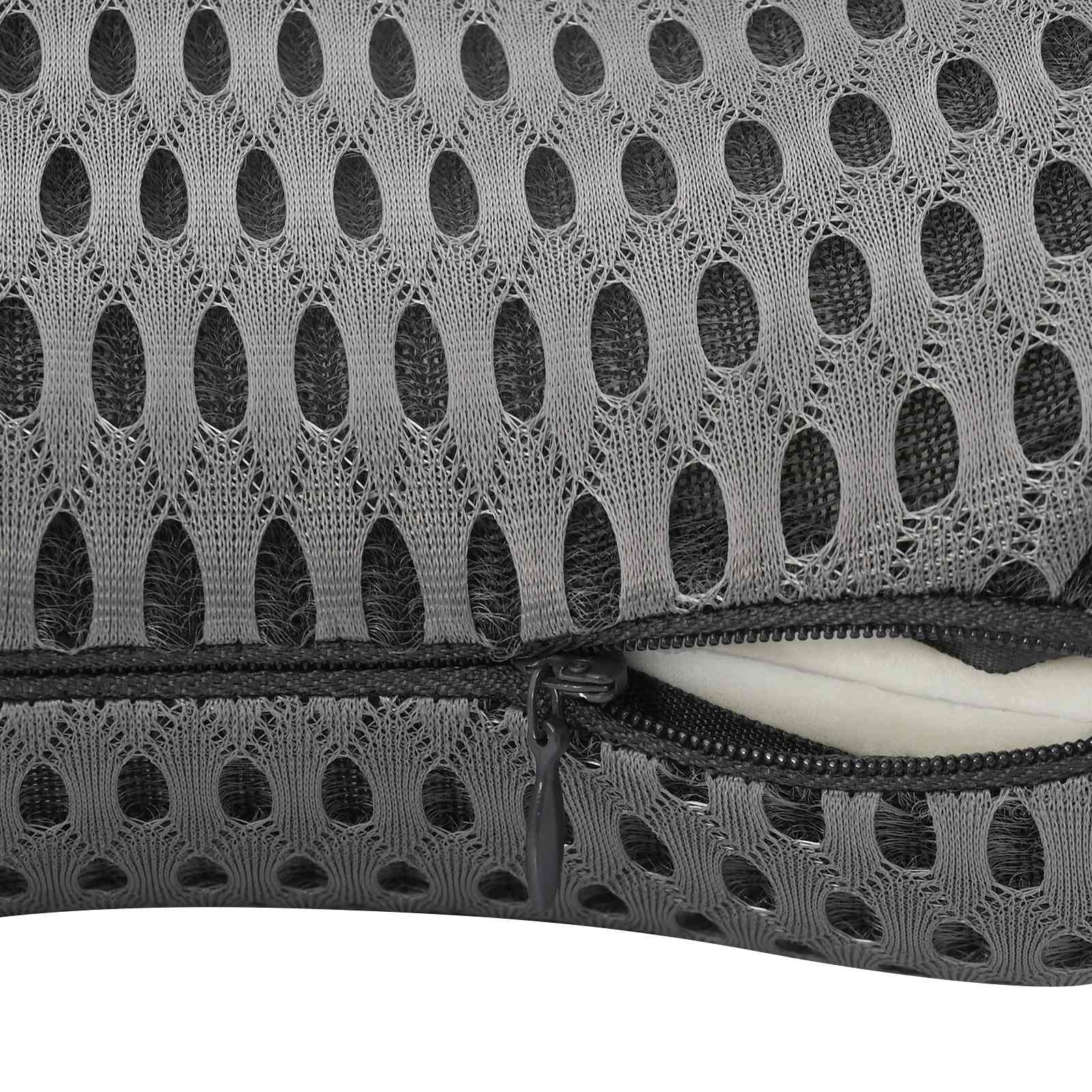 Cuscino cervicale, Cuscino lombare Grigio Schiuma Memory | homemem39