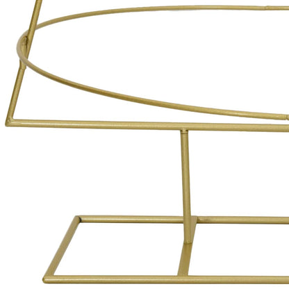 Albero di Natale in metallo con supporto Oro 150 cm