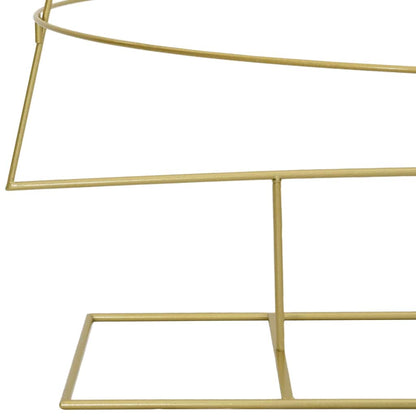 Albero di Natale in metallo con supporto Oro 210 cm