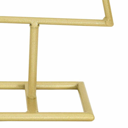 Albero di Natale in metallo con supporto Oro 60 cm