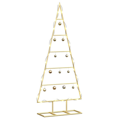 Albero di Natale in metallo Oro 90 cm