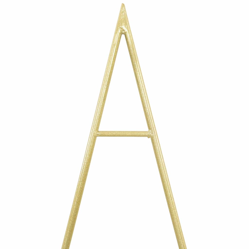 Albero di Natale in metallo Oro 125 cm