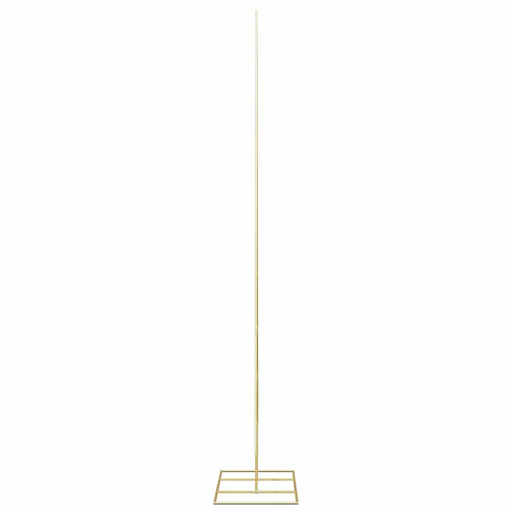 Albero di Natale in metallo con supporto Oro 210 cm