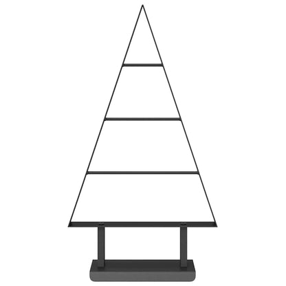 Albero di Natale in metallo con supporto Nero 60 cm Acciaio