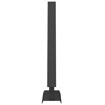 Albero di Natale in metallo con supporto Nero 60 cm Acciaio