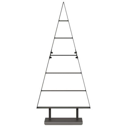 Albero di Natale in metallo con supporto Nero 90 cm Acciaio