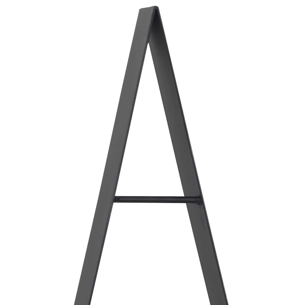 Albero di Natale in metallo con supporto Nero 150 cm Acciaio